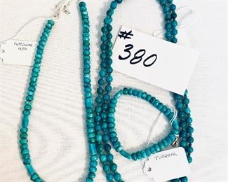 Sterling clasp. 8-20”. Necklaces. I bracelet. 
$45