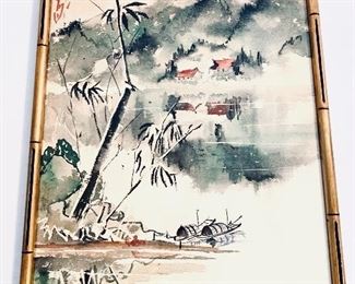 Oriental watercolor. $150.
17w 23t 