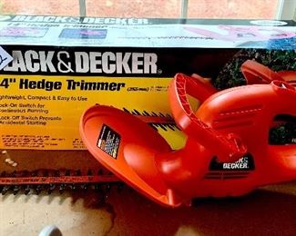 14” hedge trimmer $20. It works. 