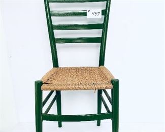 Green chair. 15w. 36t. 18 seat height. 
$47. 