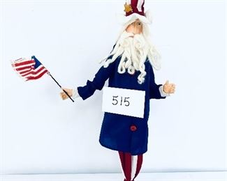 Uncle Sam figurine 18 t. $22