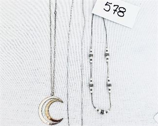 3   925 necklaces. 9–12”. 32 grams. $52