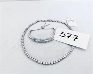 Nolan Miller necklace   9”
JB bracelet.    Set 110