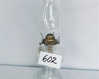 Oil lamp. 18” t  $30