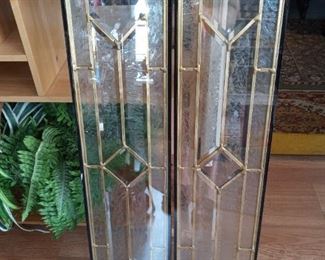 Vintage Lead Glass Window Panel (2available)