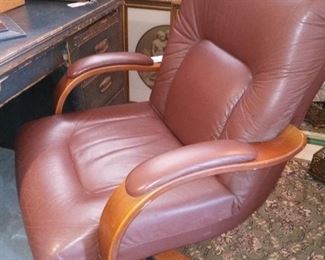 Leather office chair