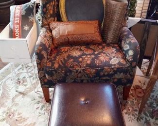 Paisley Wingback Chair