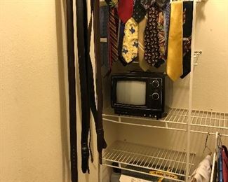 Men's ties and belts