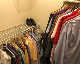 Men's dress and polo shirts