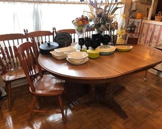 Tell City Chairs & Table
