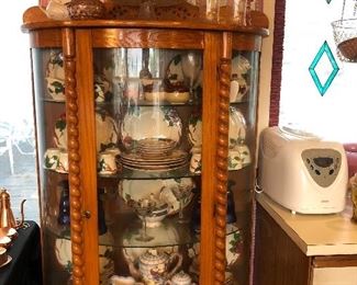 China hutch with key