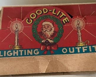 Vintage Good-Laite Christmas Lights in Box