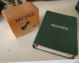 Old Recipe Book and Box