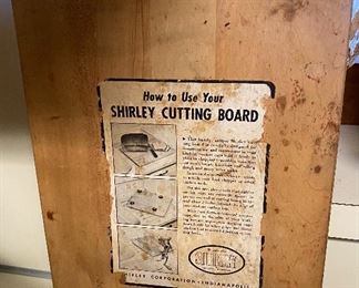 Vintage Shirley Cutting Board