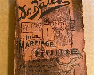 Late 1800's Dr. Bates Marriage Guide
