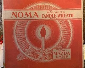 Vintage Noma Candle Wreath in Box