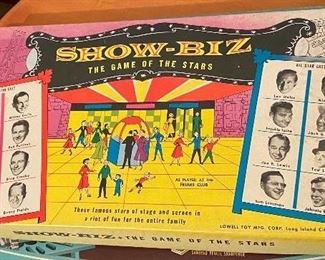 Show-Biz Game of the Stars Board Game