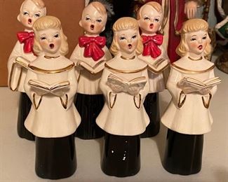 Vintage Christmas Choir Figurines