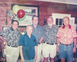Early picture of the Watercolor Gang, San Antonio