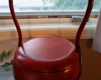 Red Lacquer Wedding Basket