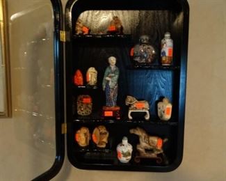 Black Lacquer Wall Cabinet