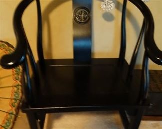 Black Lacquer Chair
