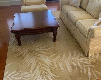 lot 45- large rug- could use cleaning $45 