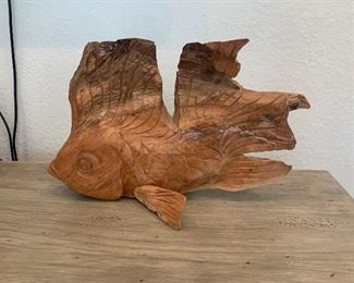 lot 83-driftwood fish $25 