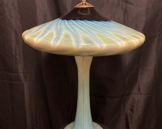 006 Joe Clearman Studio Glass Blown Table Lamp