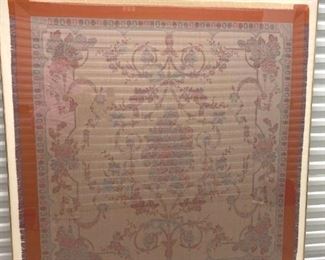 Framed Hanae Mori Tapestry