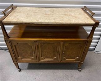 Marble Top Serving Buffet