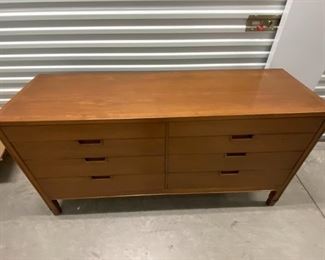 MCM Dresser With Hanging Mirror