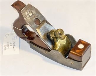 Unmarked mahogany infill smoother plane