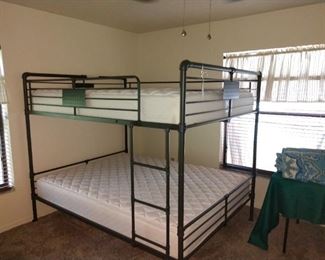 Queen Bunk beds very comfortable & Excellent condition Mattresses included , like new.
