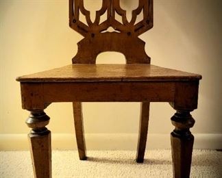 Antique Gothic Side Chair $69 or bid#31