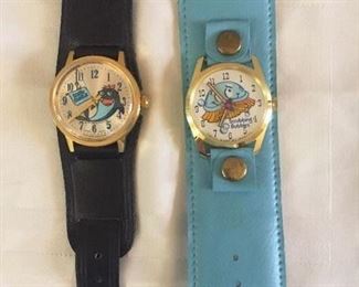 Vintage - Charlie Tuna  (1971) & Scrubbing Bubble watches 