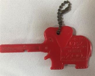 Detroit Zoo Key vintage