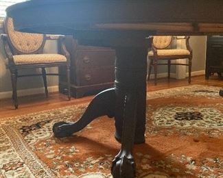 Another view of table - note Persian wool rug underneath, too