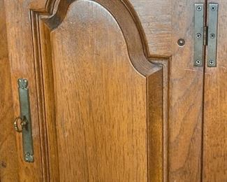 Detail of a Walnut hutch