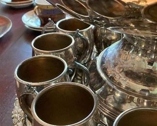 Set of 12 SP punch cups