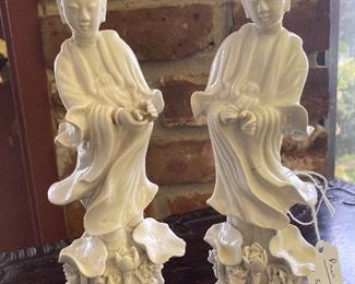 Pair of Asian porcelain figures