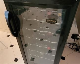 Small wine cooler fridge