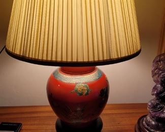 Chinese ginger jar lamp