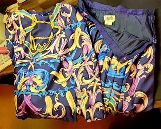 Hermes top and skirt