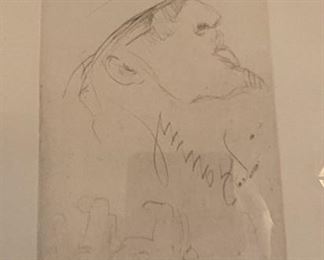 Toulouse Lautrec etching