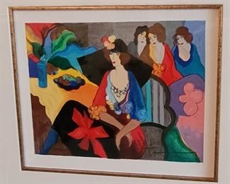  Signed/numbered Seriagraph by Itschak Tarkay