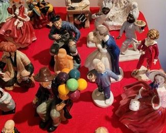 Lots of Royal Doulton figurines