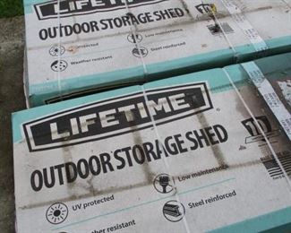 "New" Life Time Outdoor Storage Shed
