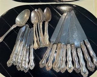 Another set of sterling flatware (incomplete)