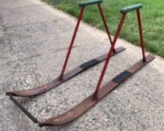 1930’s practice ski’s. 2 sets. 